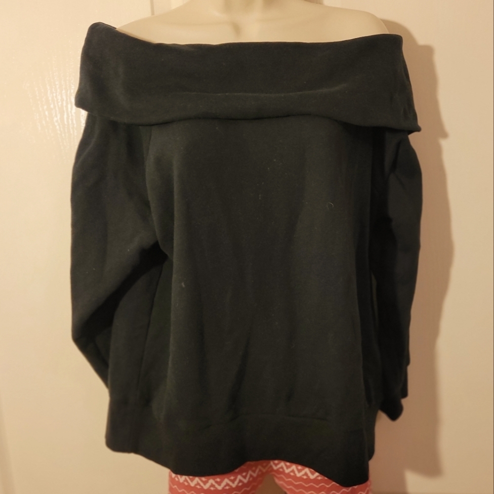 Victorias secret off shoulder sweatshirt